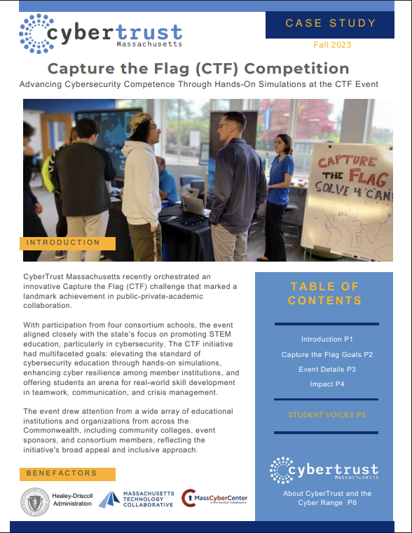 Capture the Flag Case Study Cover